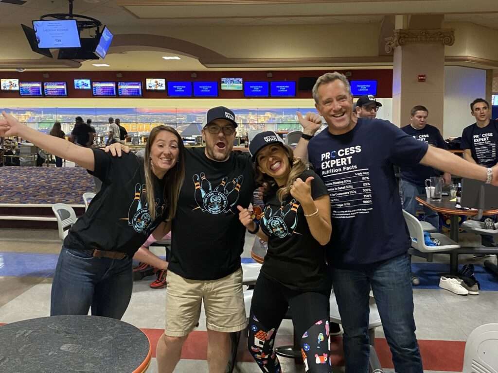 Bowling game at the Property Management Systems Conference - PM Systems Conference - Networking opportunity- Property Management Systems Conference - PM Systems Conference and Workshop