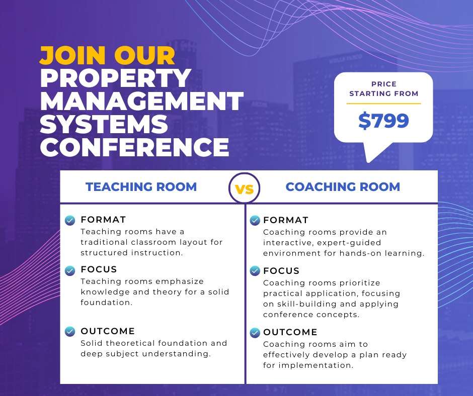Coaching vs Teaching at the PM Systems Conference - Property Management Systems Conference and Workshop