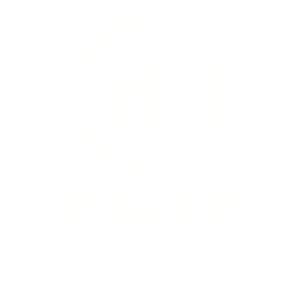 PMSC white logo